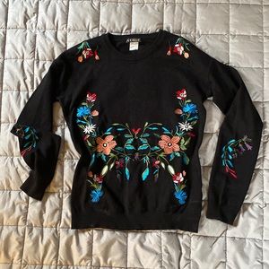 Embroidered sweater